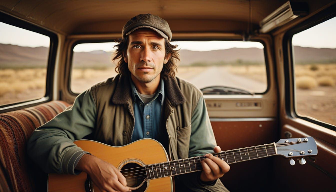 Traveling Artist Portrait in Documentary Style