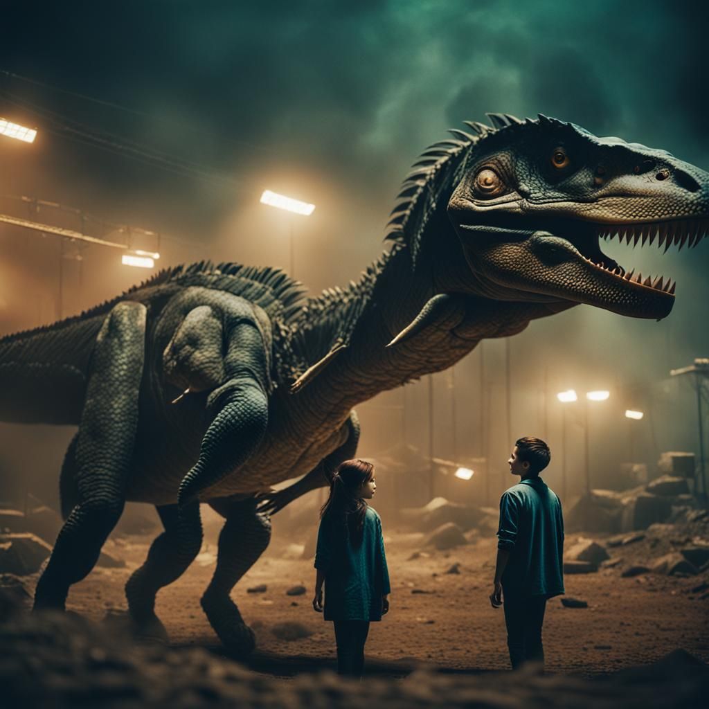 Cinematic Love Couple in Atmospheric Film Still