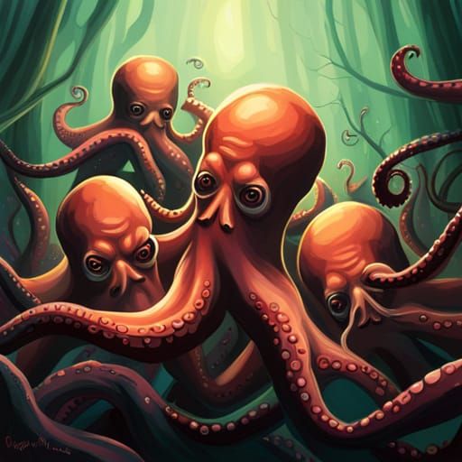 Sinister Octopus Gang Artwork