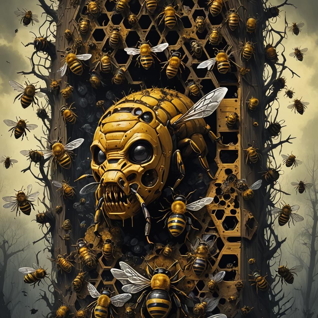 Gothic Beehive: Creepy Honey Horror