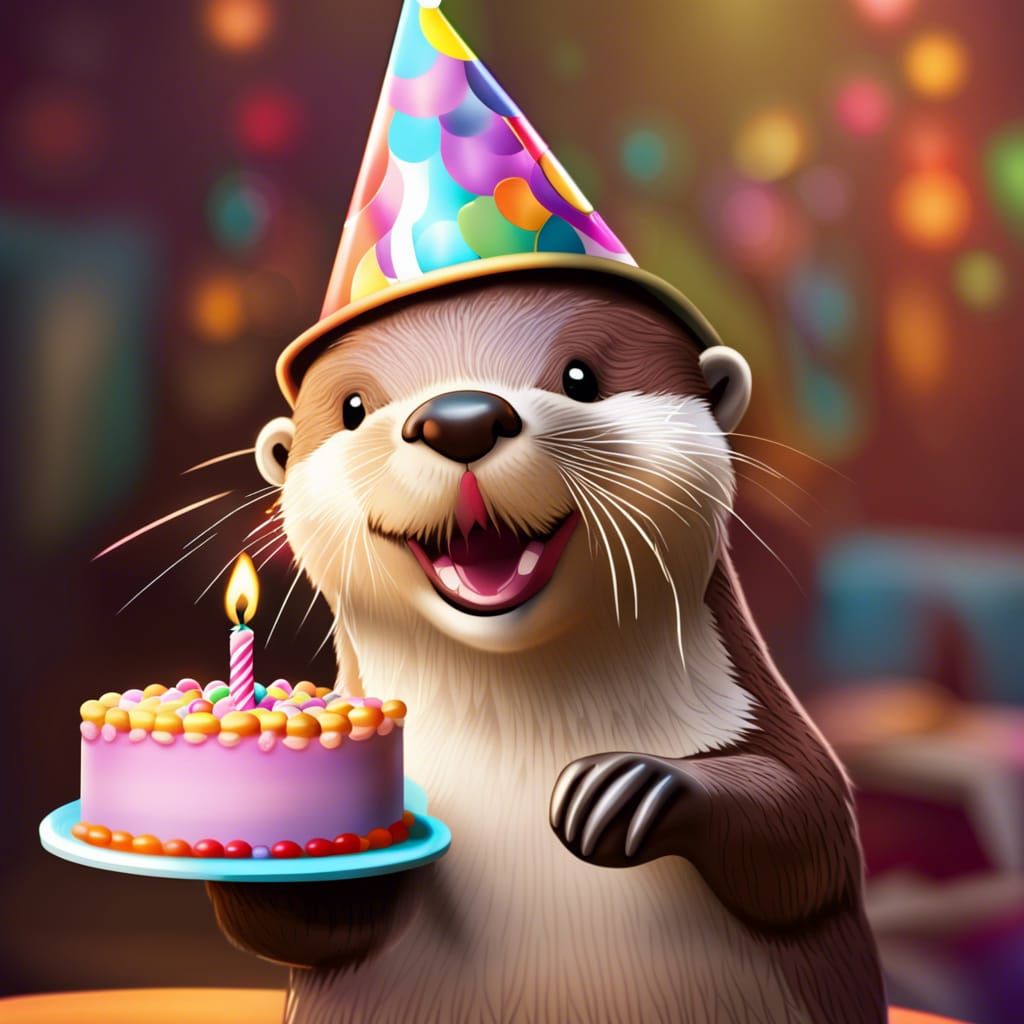 otter birthday party!!
