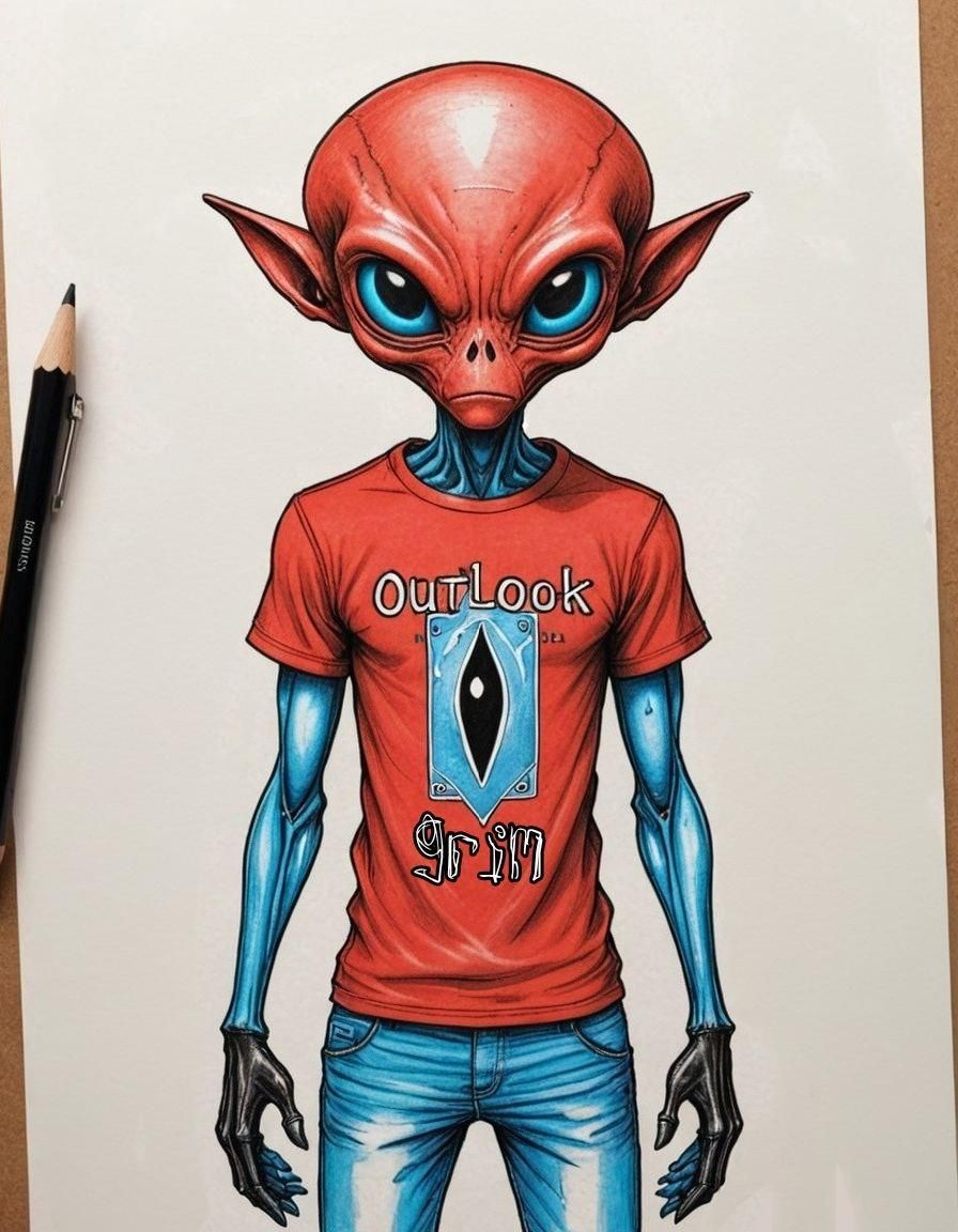 Red Alien Heavy Metal Fan from Austin