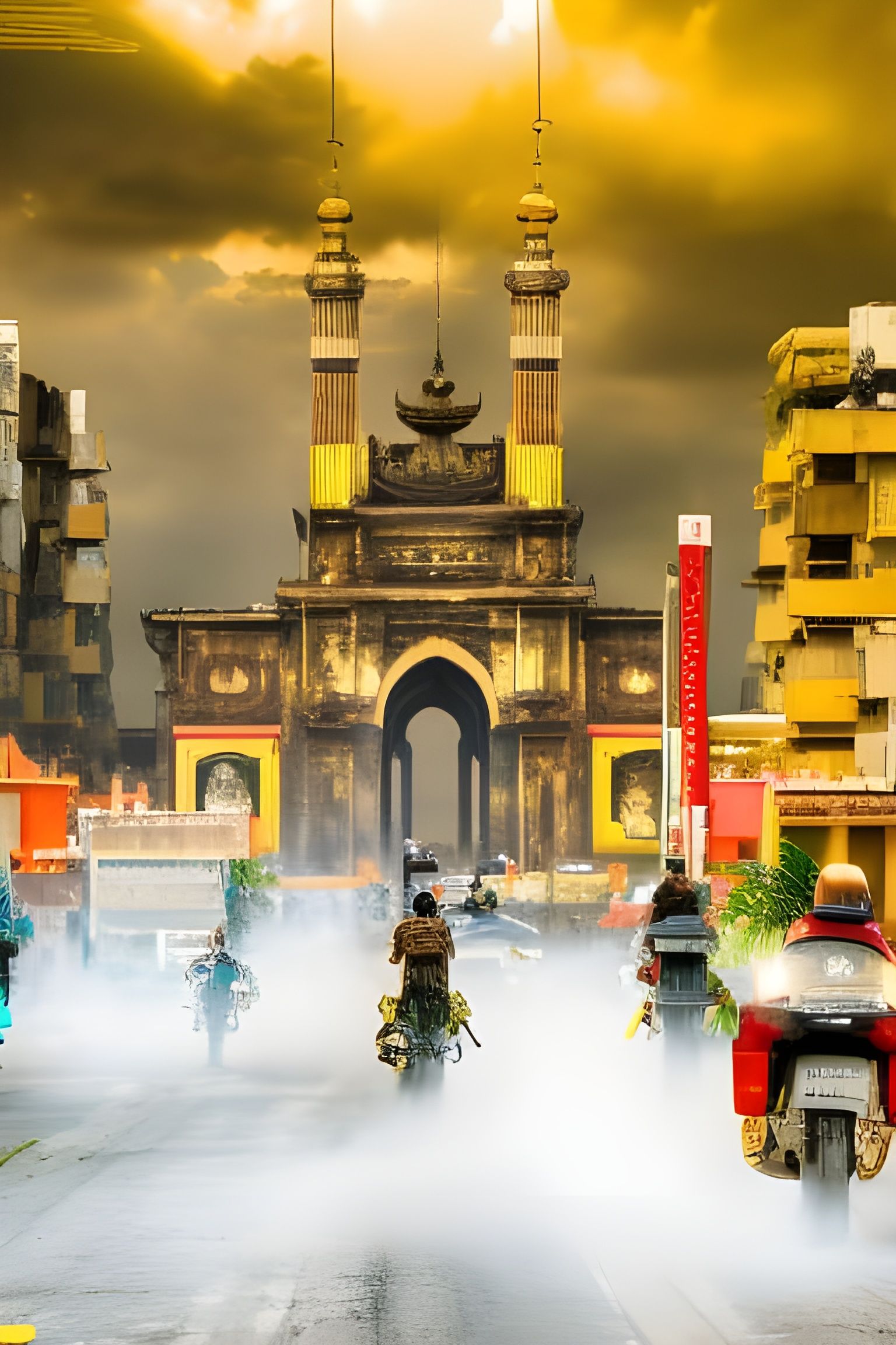 Post-Apocalyptic Jakarta: Detailed Photography