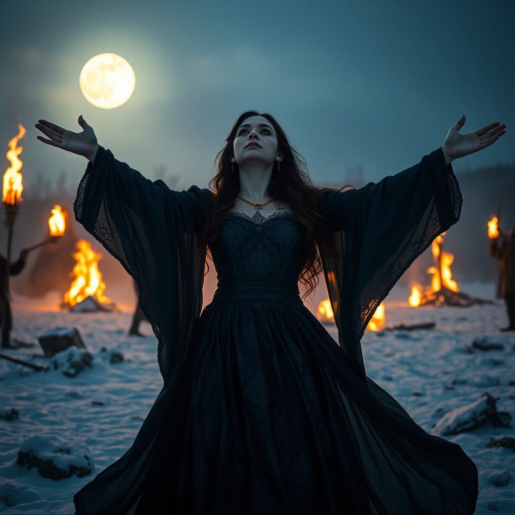 Mystical Winter Solstice Celebration in a Celtic Landscape