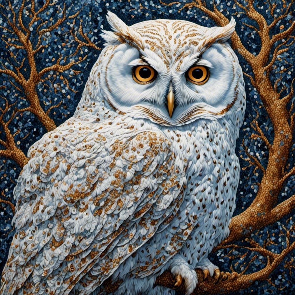 Mosaic Owl