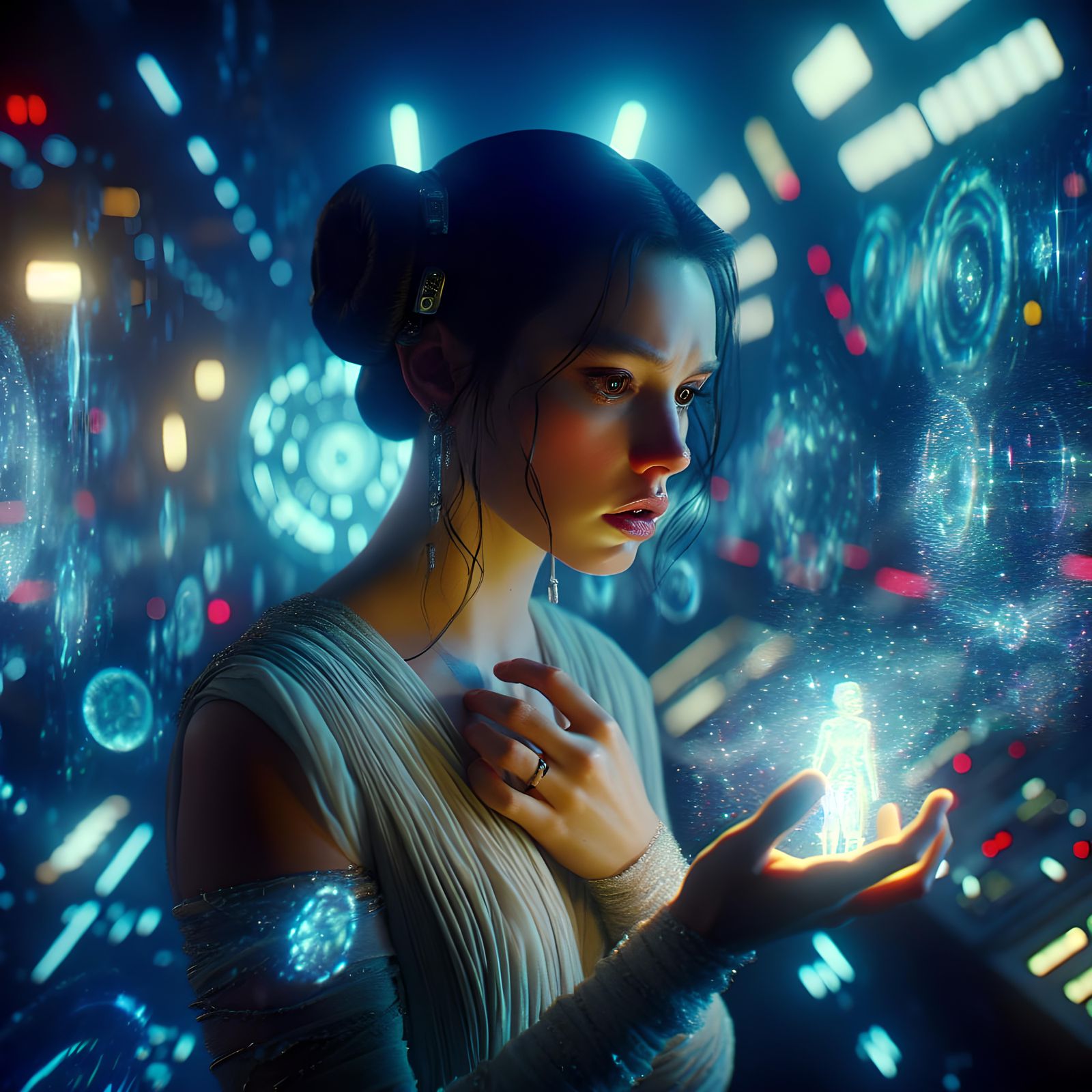 "Help me, Obi-Wan Kenobi. You're my only hope." - Princess Leia