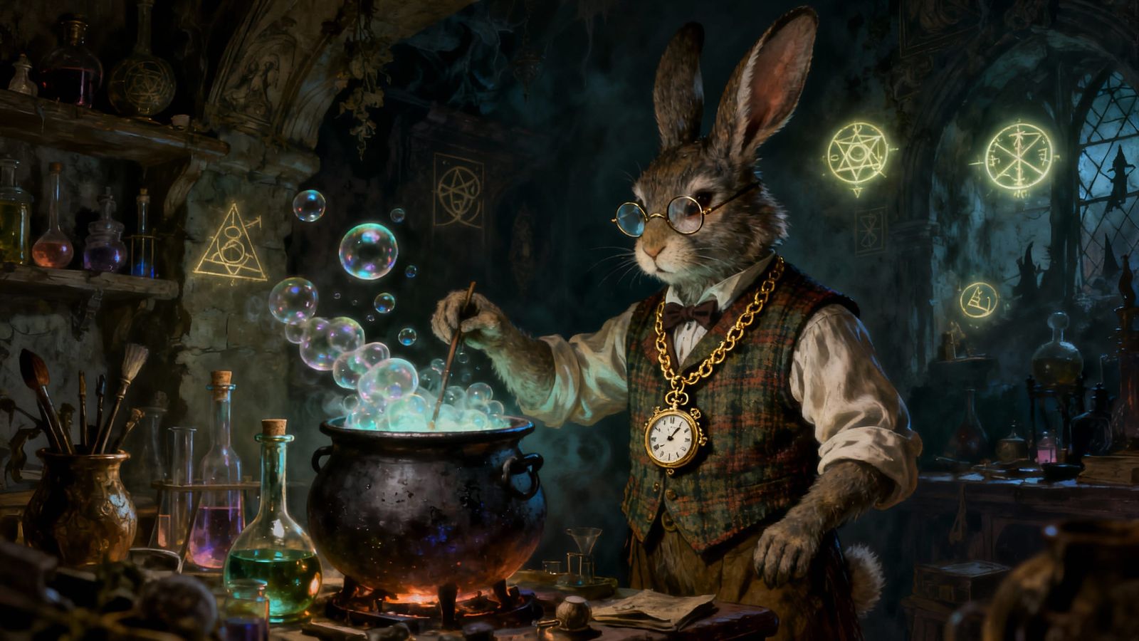 Creepy voyeurs in the background…What IS wrong with AI?!?!??