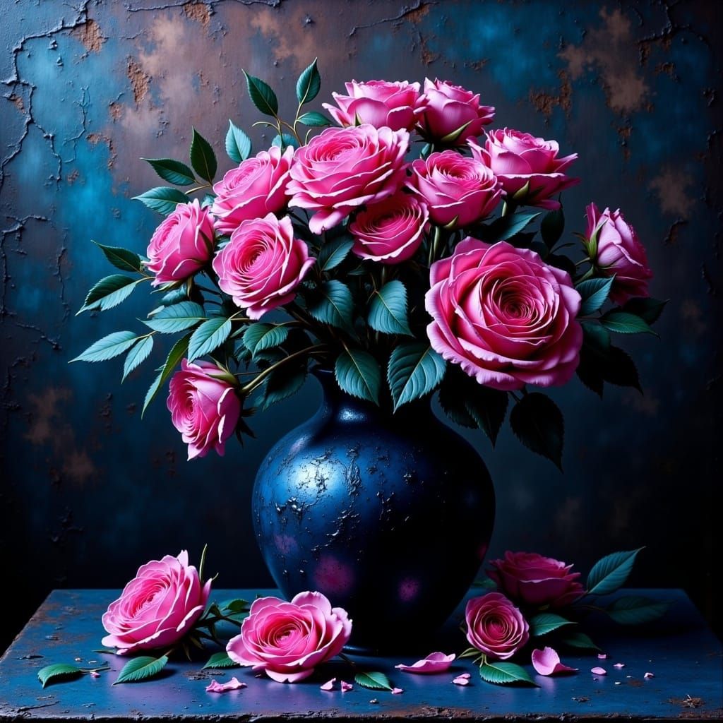 Dark Academia Still Life in Moody Earth Tones