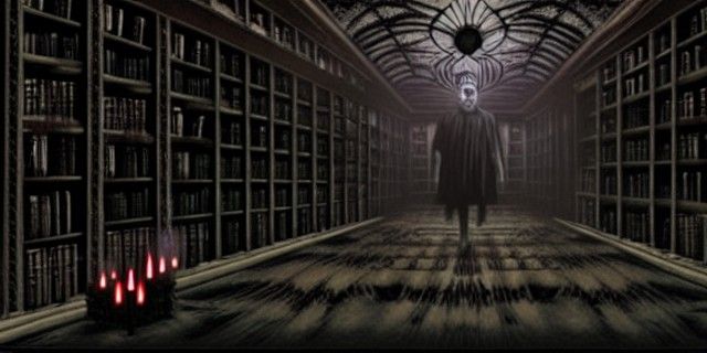 Sinister Library of Souls in Ito Style