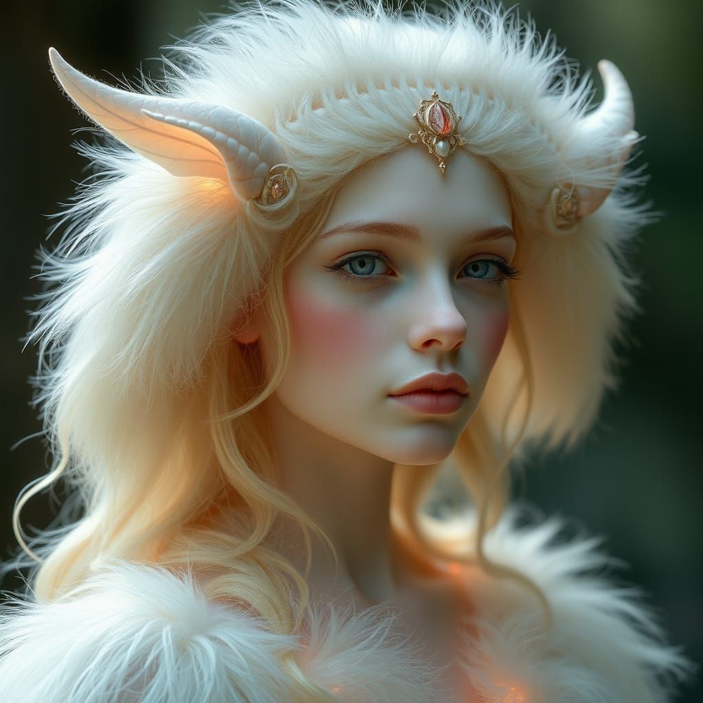 Mystical Lilith: Dreamlike Creature with Magical Aura