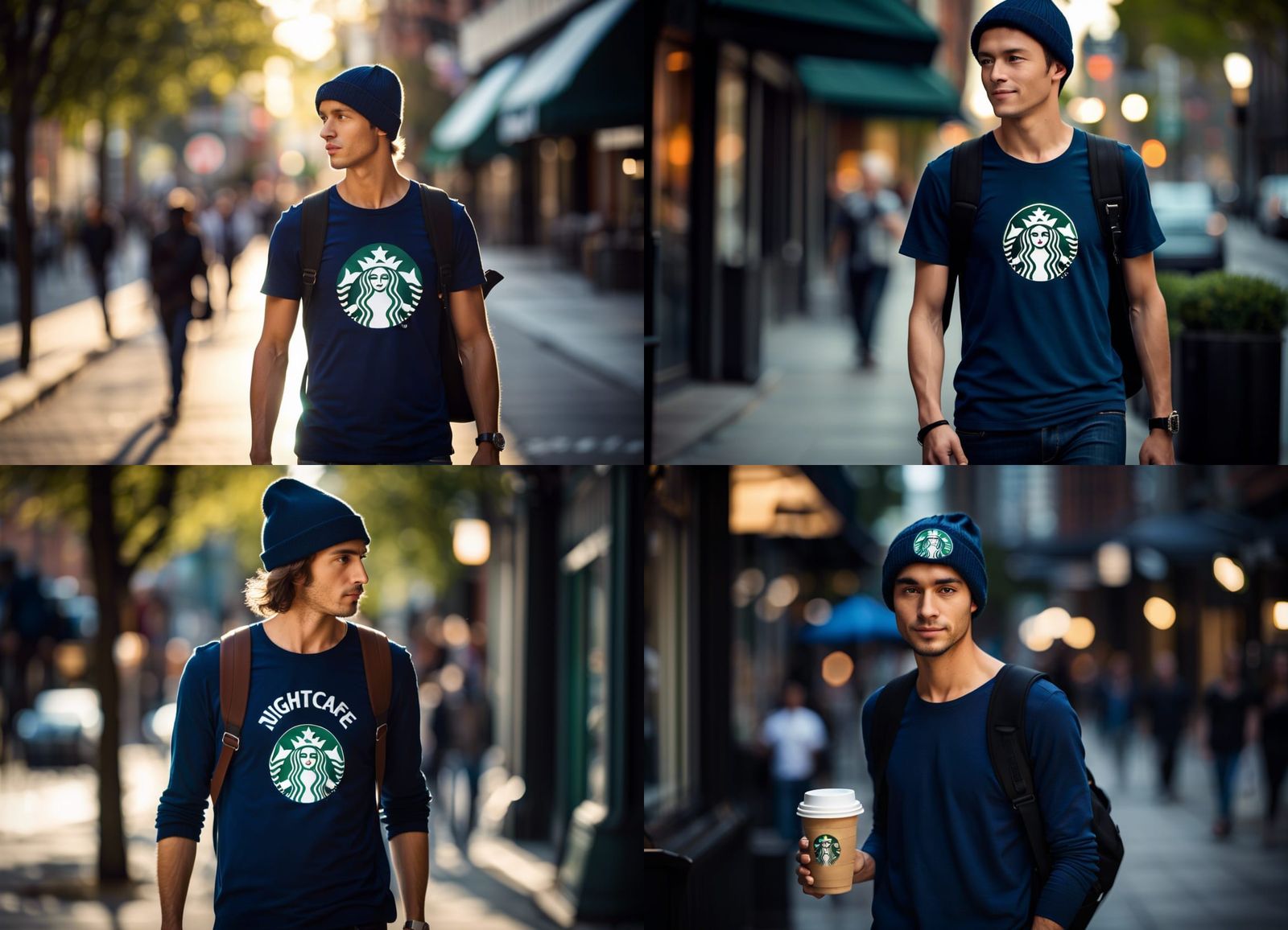 Man with Coffee: Street Style Photography