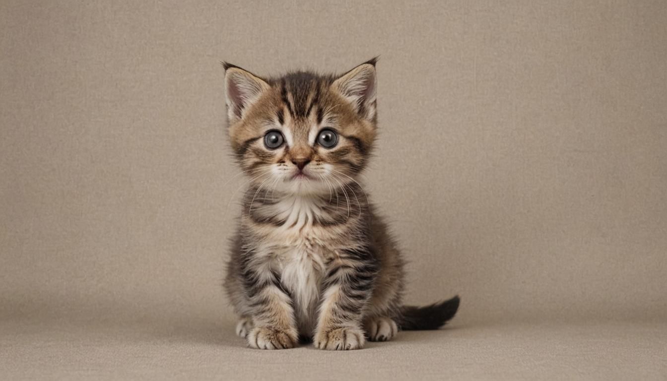 Cute Kitten Begging: Will Work For Likes