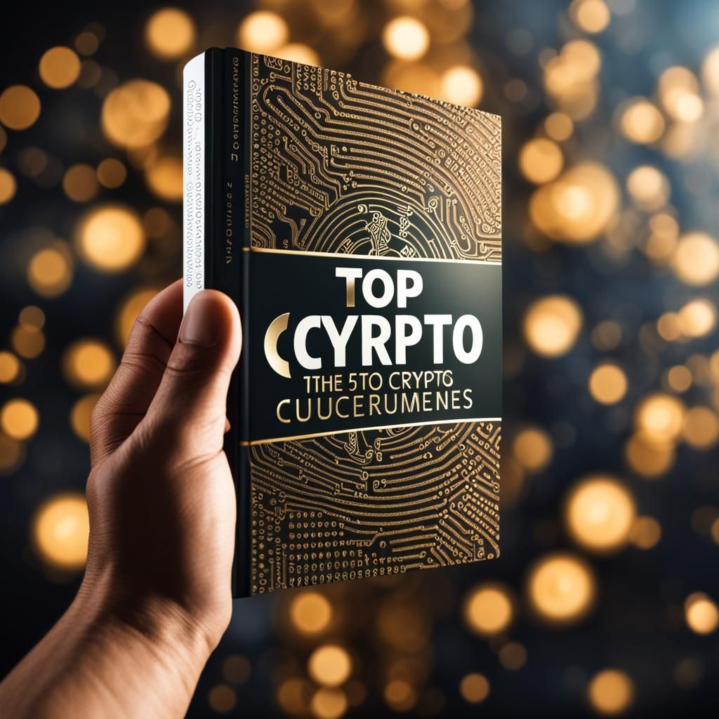 Book Cover: Top 5 Crypto Currencies, Professional Photograph...