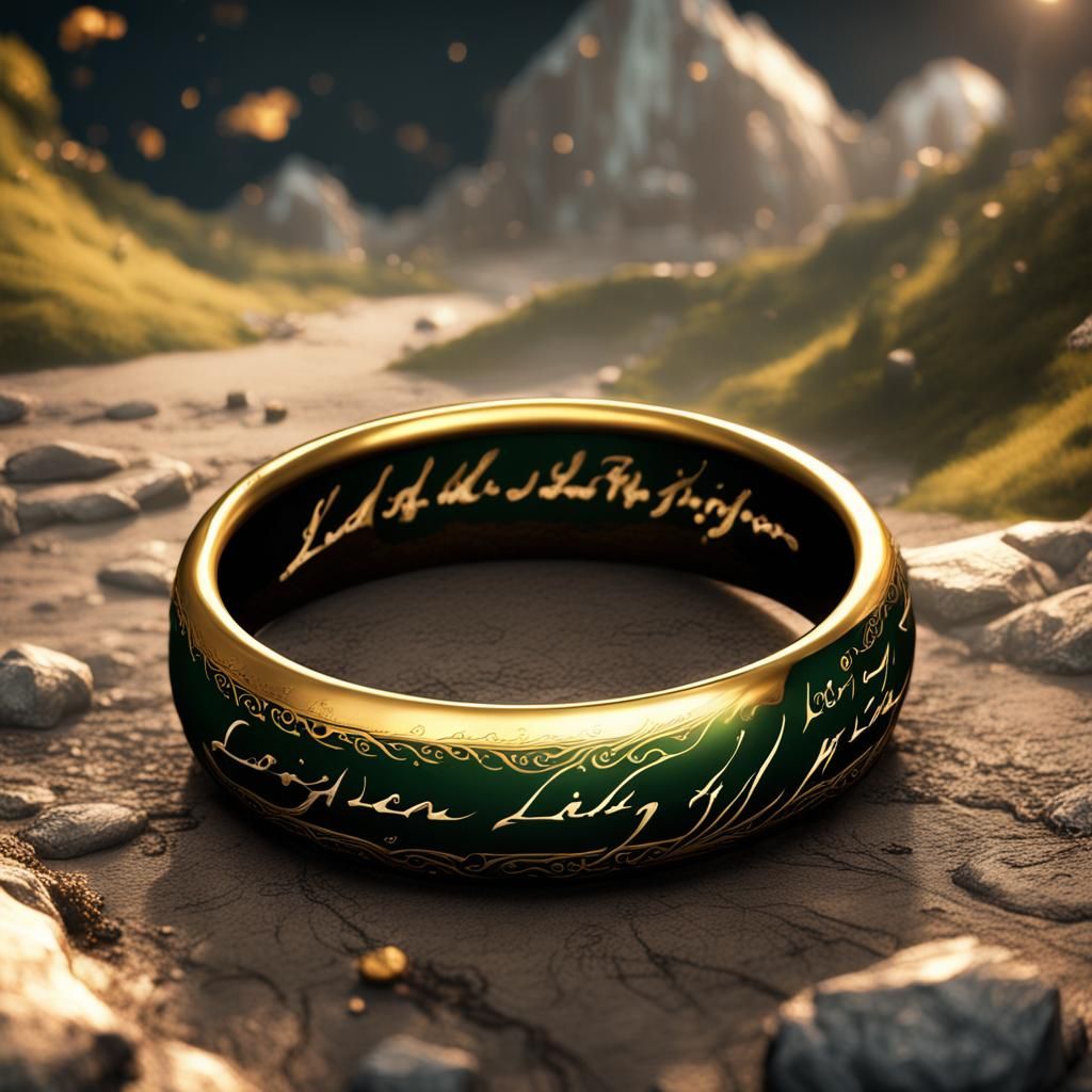 The One Ring: Detailed Matte Painting in 8K