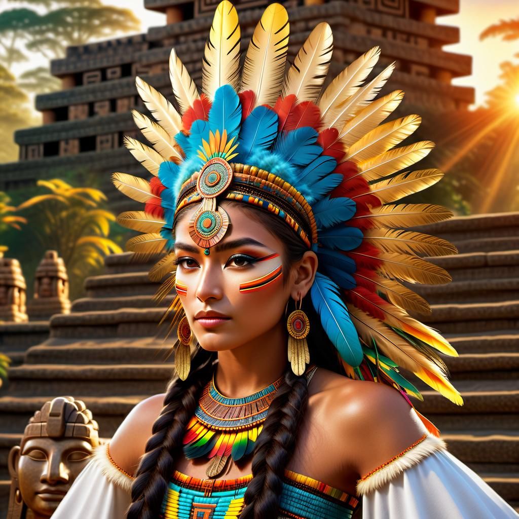Aztec Princess in Sunset Glory