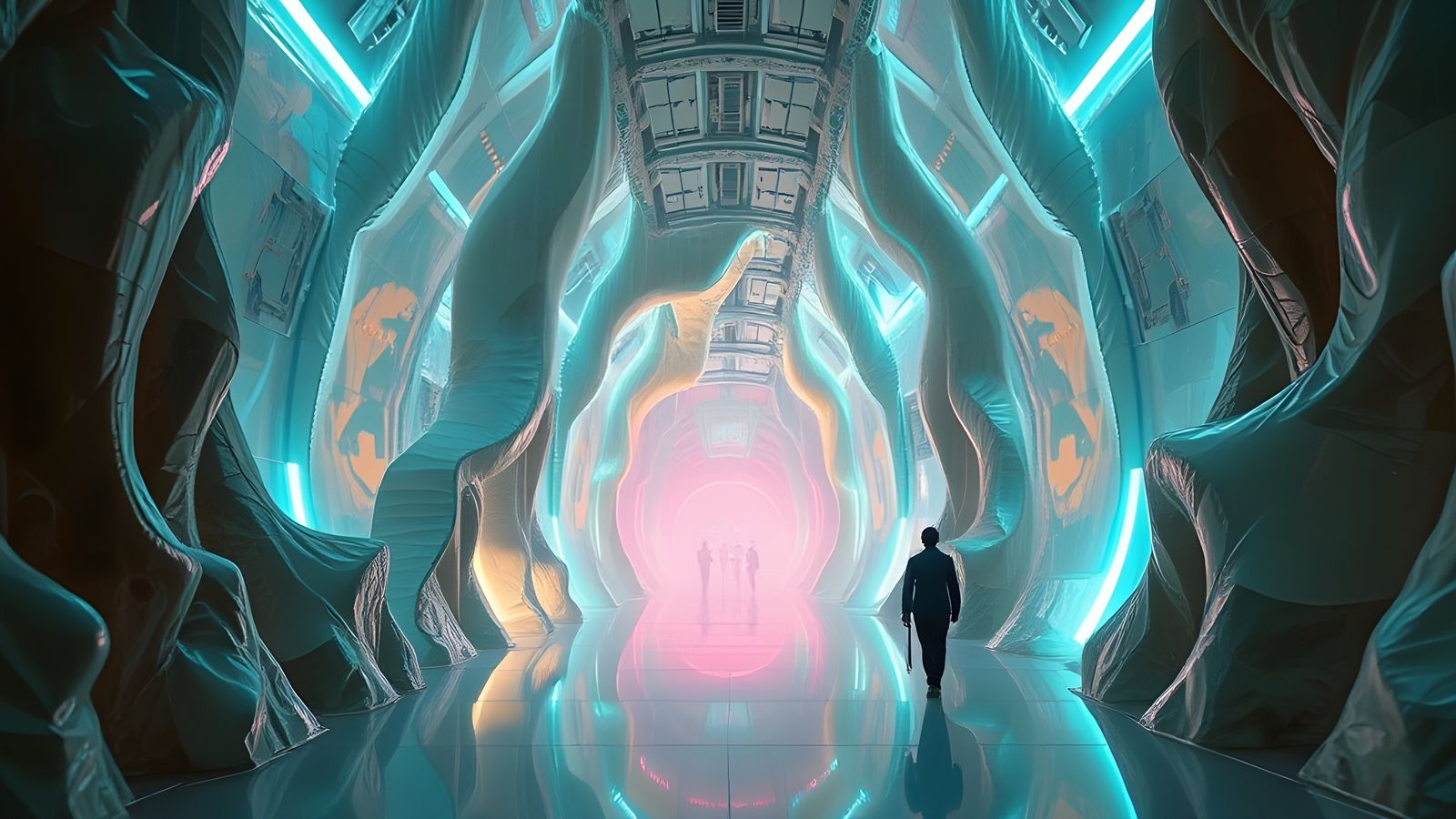 Ethereal Sci-Fi Botanical Hololife in Ultra Panavision