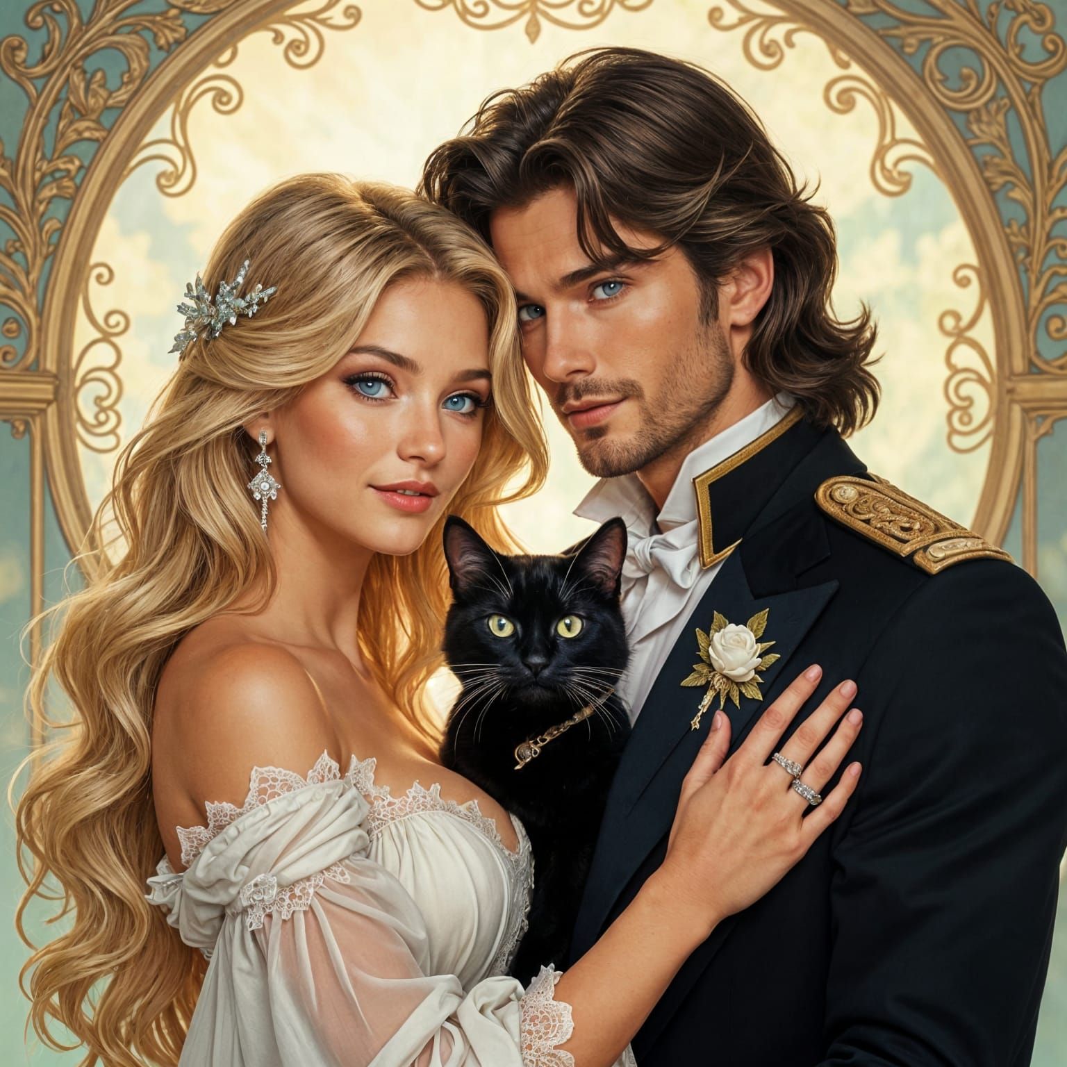 Enchanting Twin Flame Encounter with Black Cat