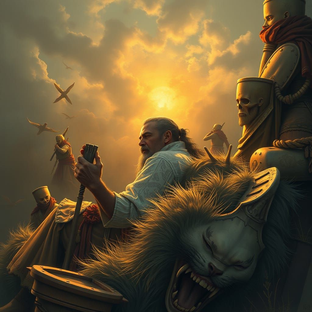 AI Image Prompt: Surely He Aches