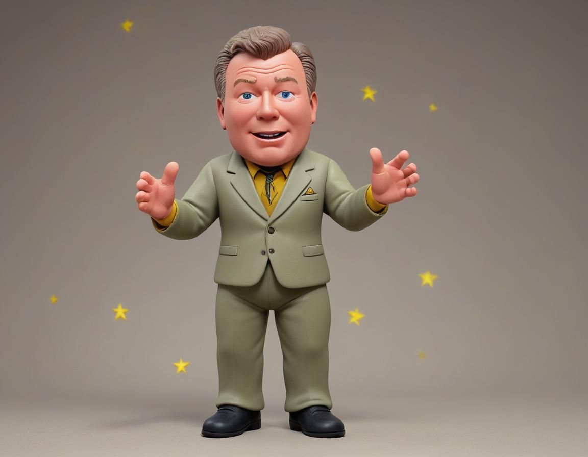 Plasticine Portraits: William Shatner