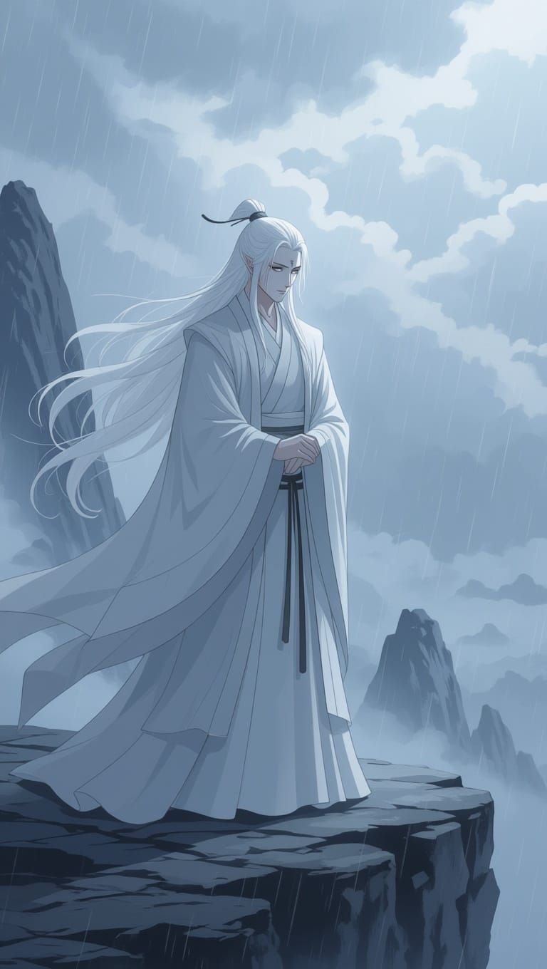 Mysterious Taoist Master in Ancient Chinese Fantasy