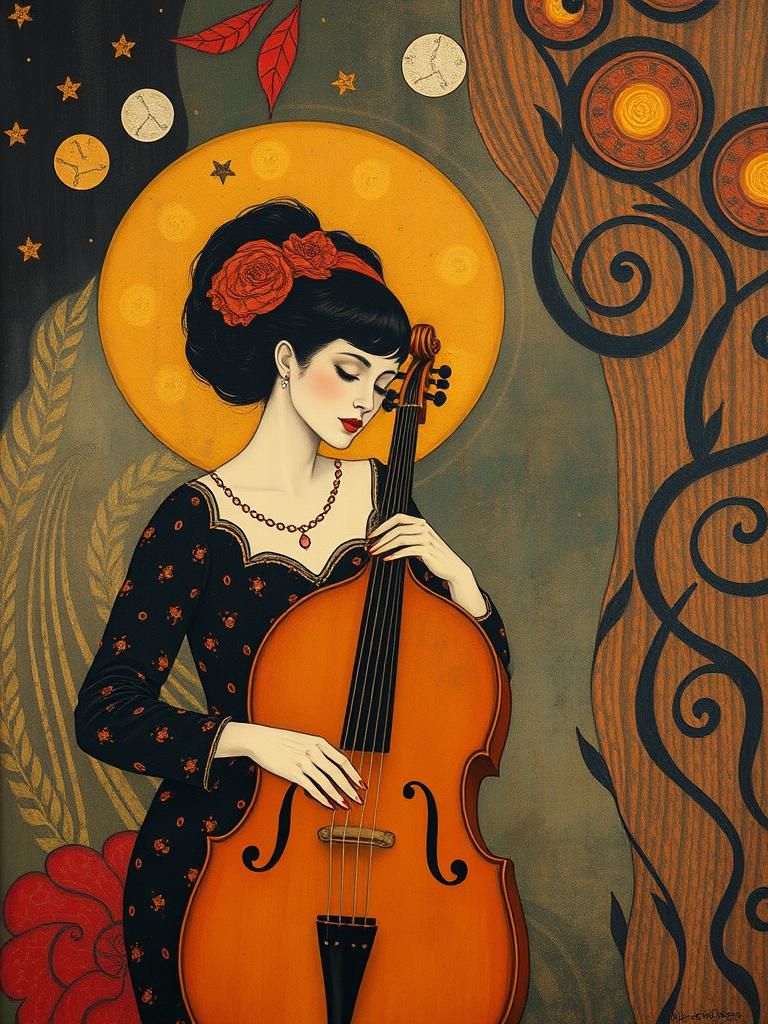 Surrealist Art Piece in a Decadent Aesthetic