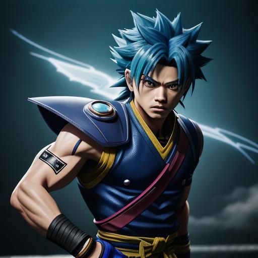 Valt Aoi Beyblade Character in Cinematic Style