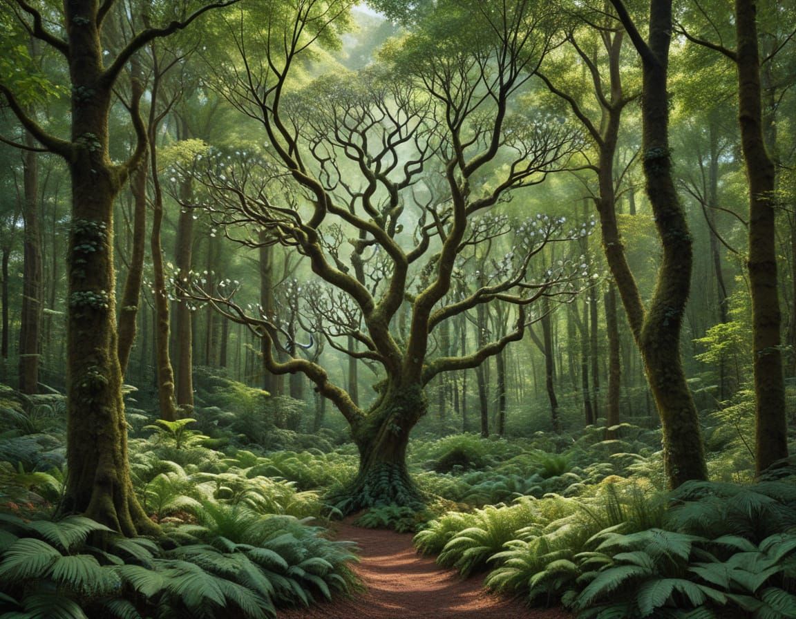 Symmetrical Forest Harmony