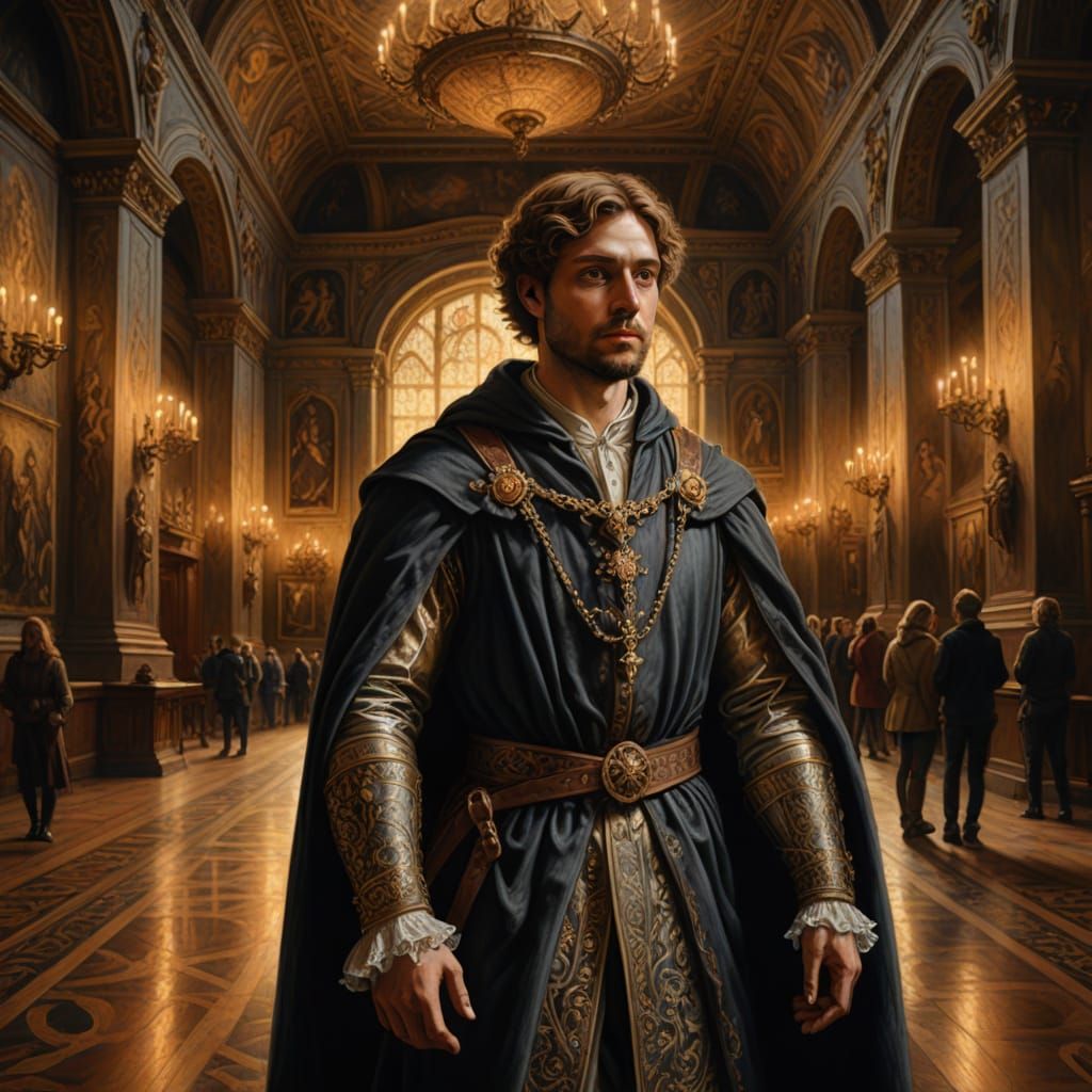 Timeless Masterpiece in Golden Hour Lighting