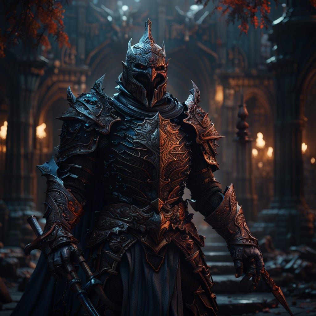 Evil Knight Concept Art in Unreal Engine 5