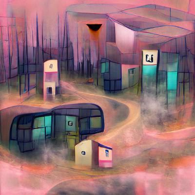 Charming Town in a Peaceful Valley