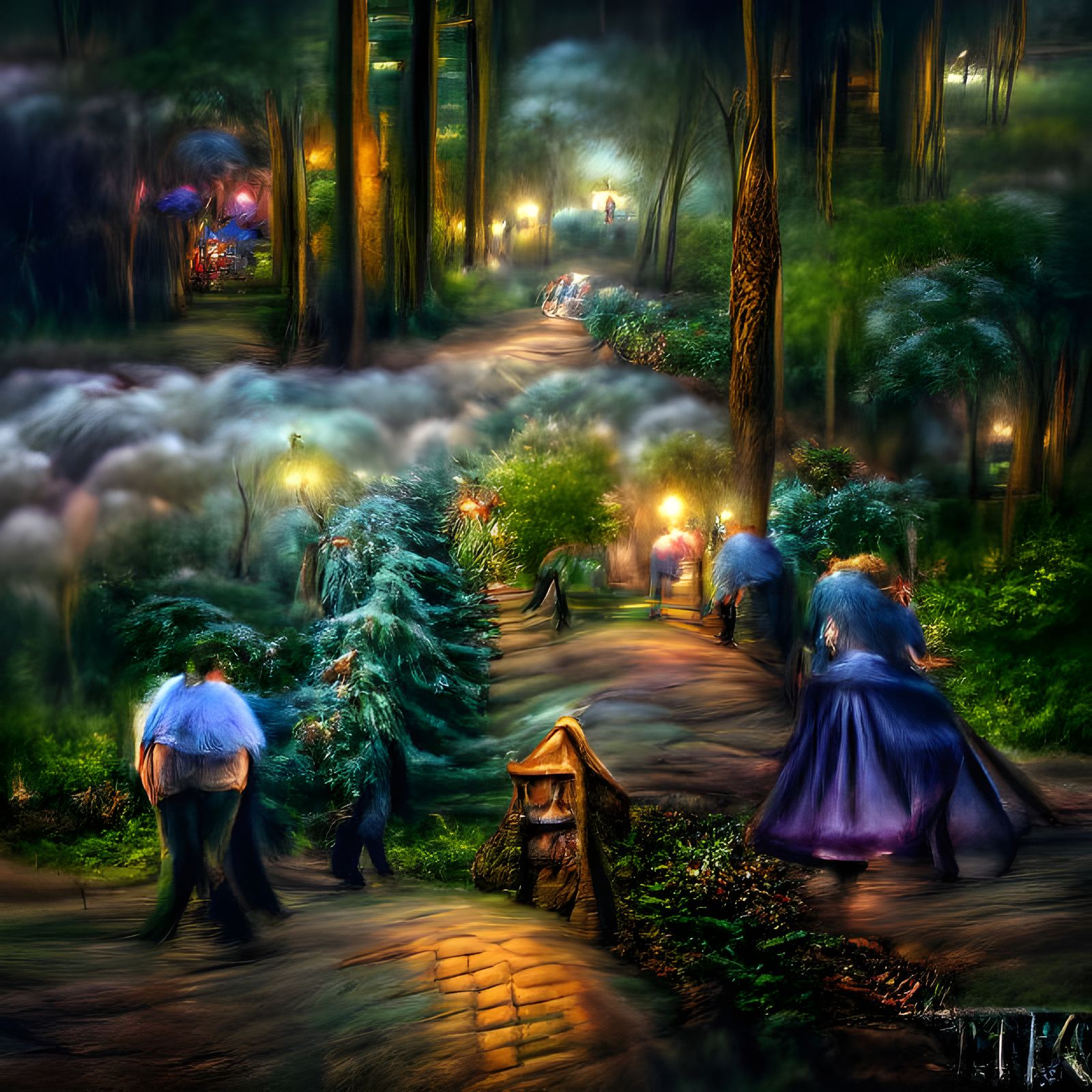 A walk through the woods