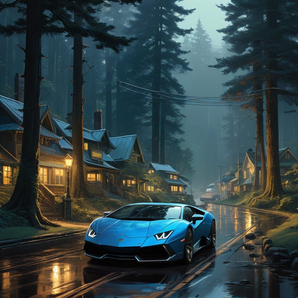 Regal Lion Cruises Electric Blue Dreamcar through Enchanted ...