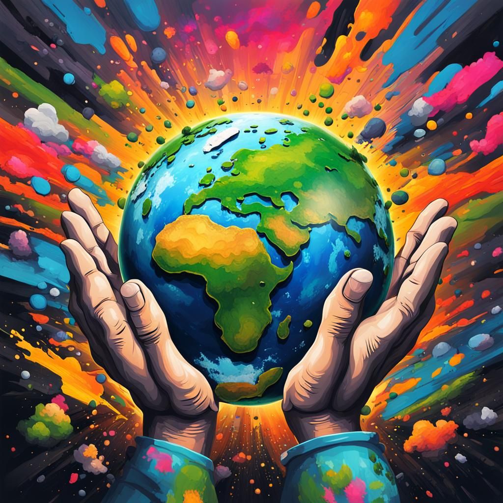 Earth Healing: Graffiti Art of Nature's Renewal