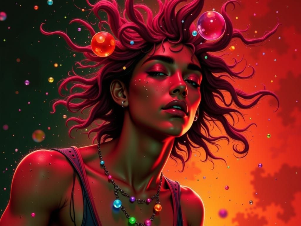 Whimsical Dark Fairy with Shadowy Undertones