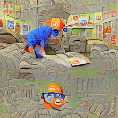 Smiling Cartoon Character Graphic