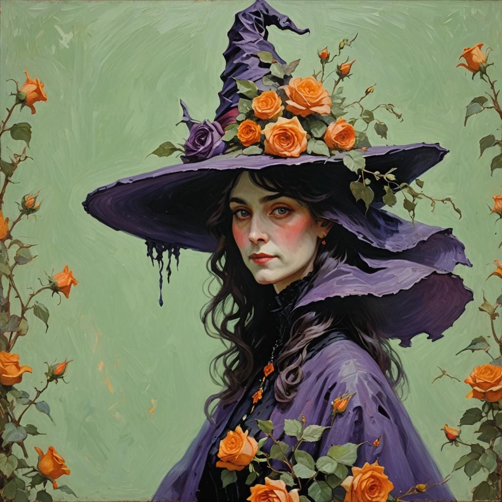 Amadora Fenswick, art witch, hat maker.