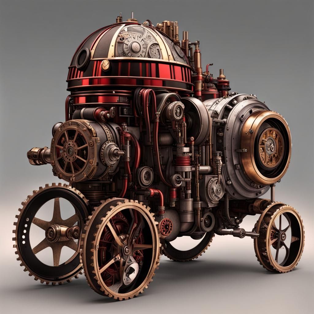 Steampunk Sith Lord Engine: Star Wars Concept