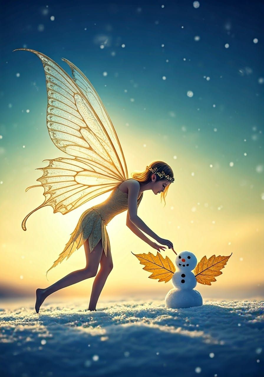 Enchanted Snow Faerie Crafts Tiny Winter Wonder