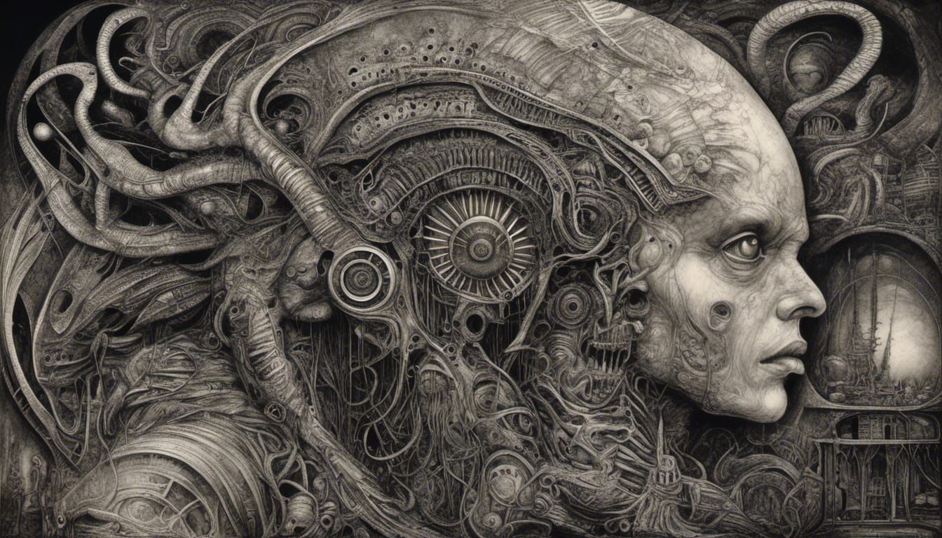 Monster Portrait in Post-Apocalyptic Wonderland