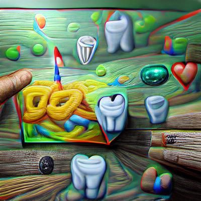 Simple AI Image of a Tooth