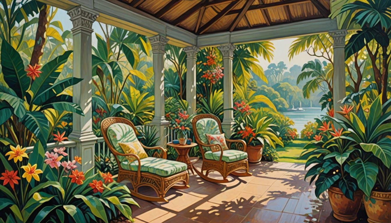 Surreal Thai Oasis in Lush Tropical Paradise