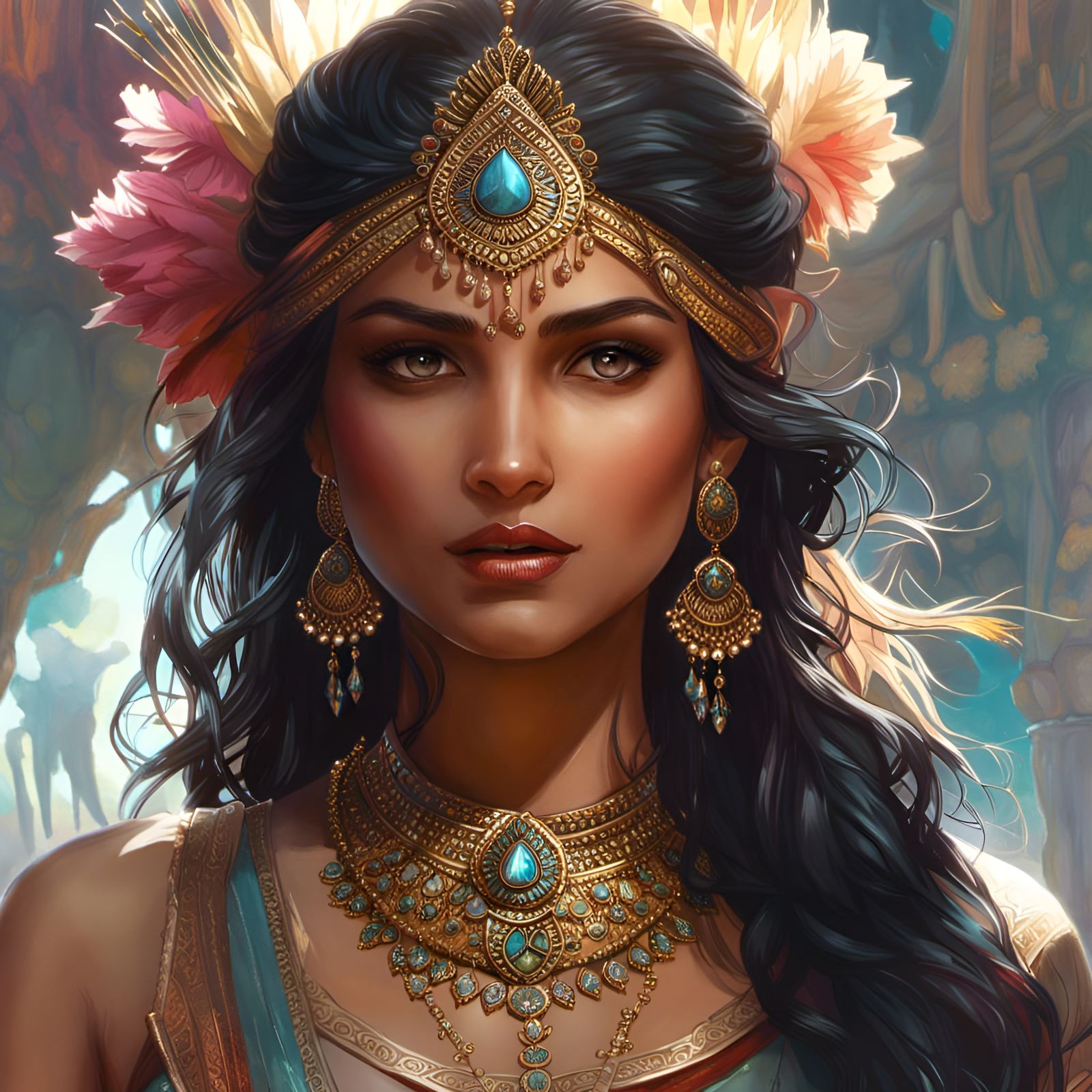 Stunning Indian Princess Portrait in 8K