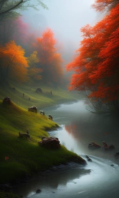 Cute Dandelion Character in Dreamlike Digital Art