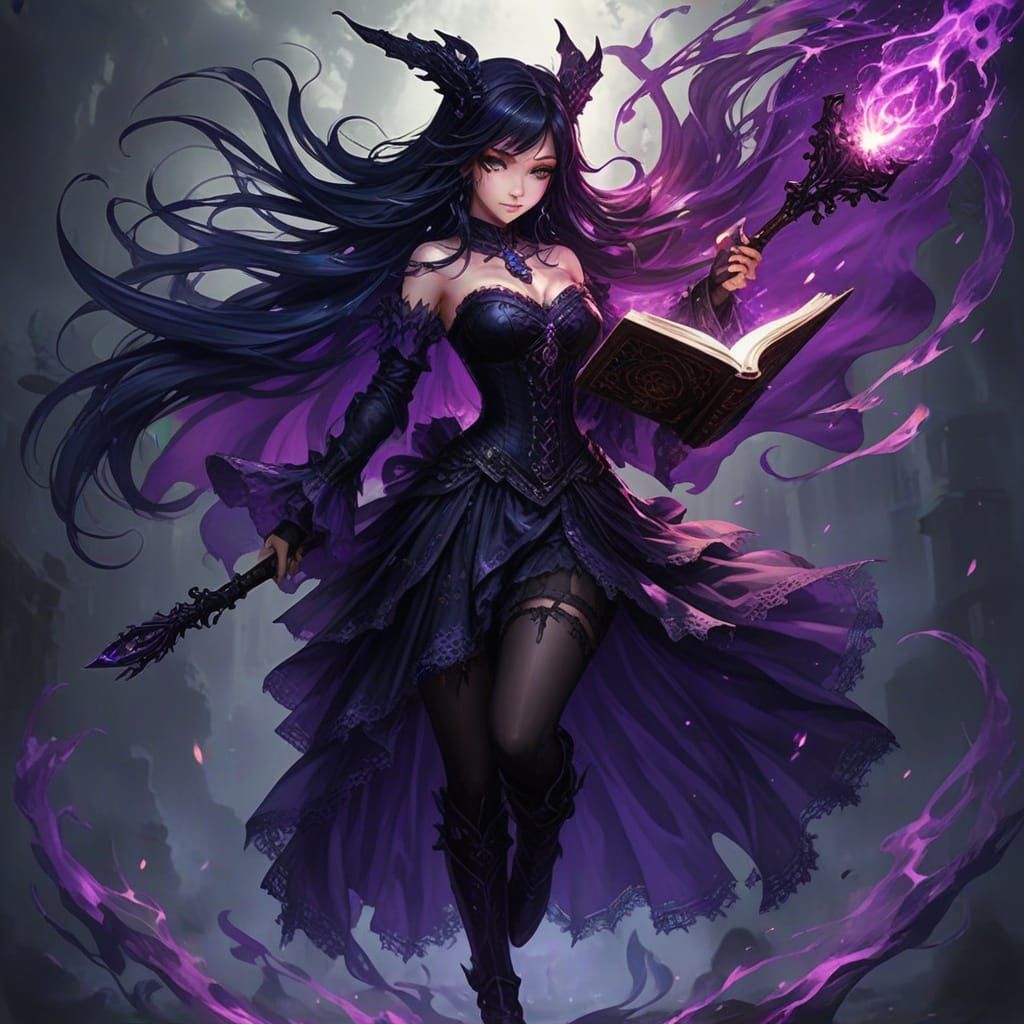 Shadow Mage Summons Minions with Dark Magic