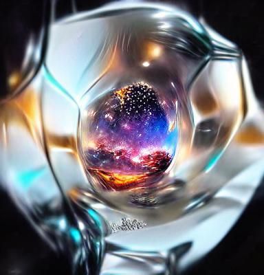 Universe Inside Glass Ball