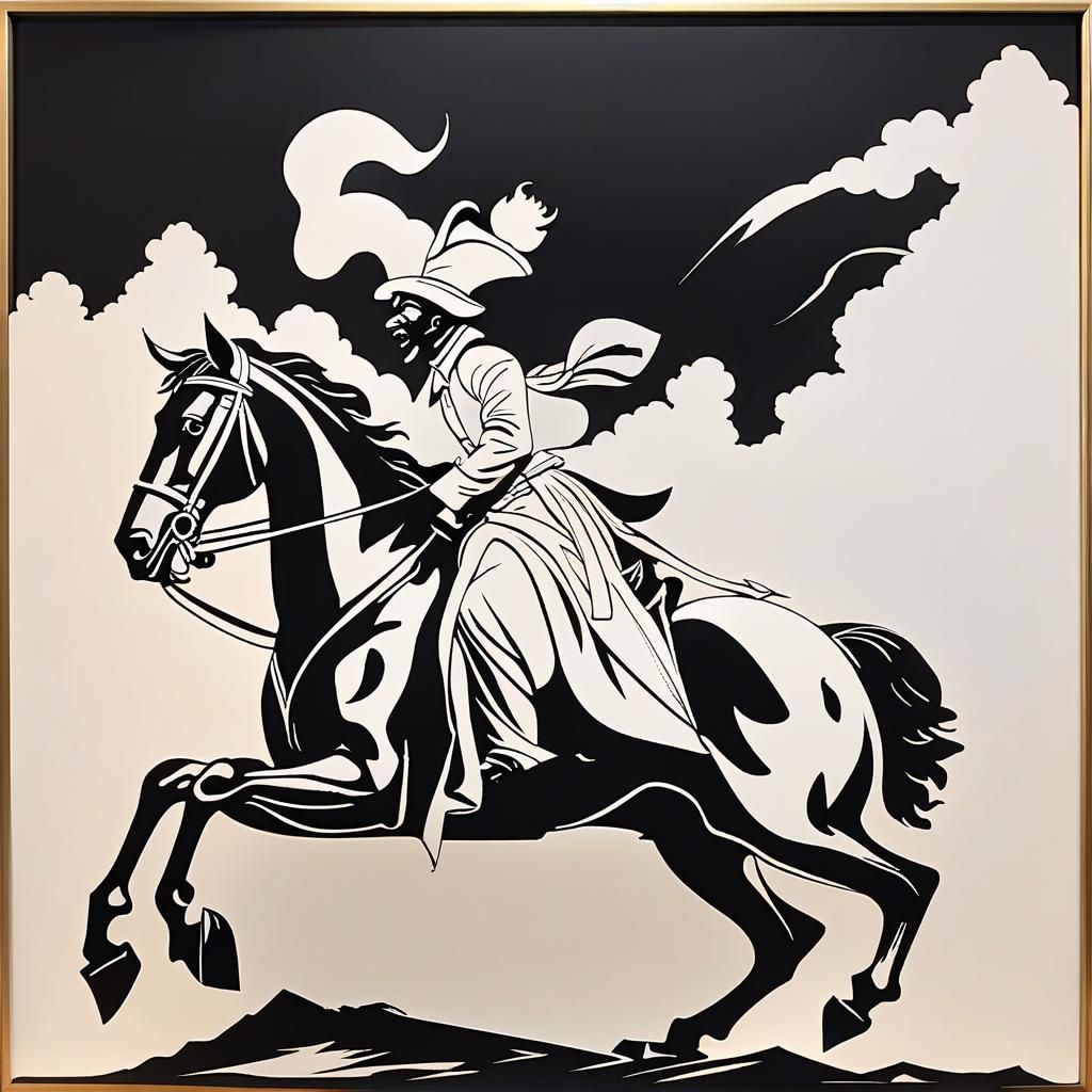 Laughing Cavalier Silhouette Art