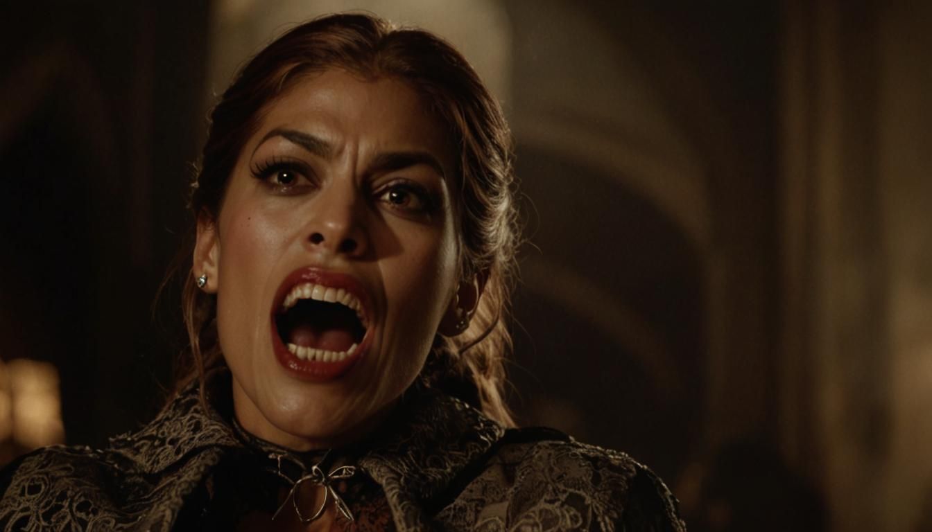 Eerie Vampire Portrait in Dark Fantasy Style