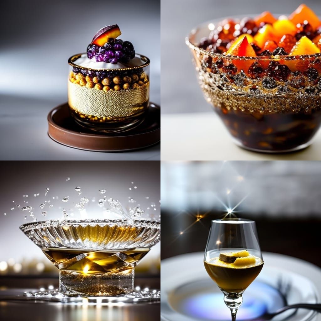 Gorgeous Dessert in Crystal Cup: Professional Photography