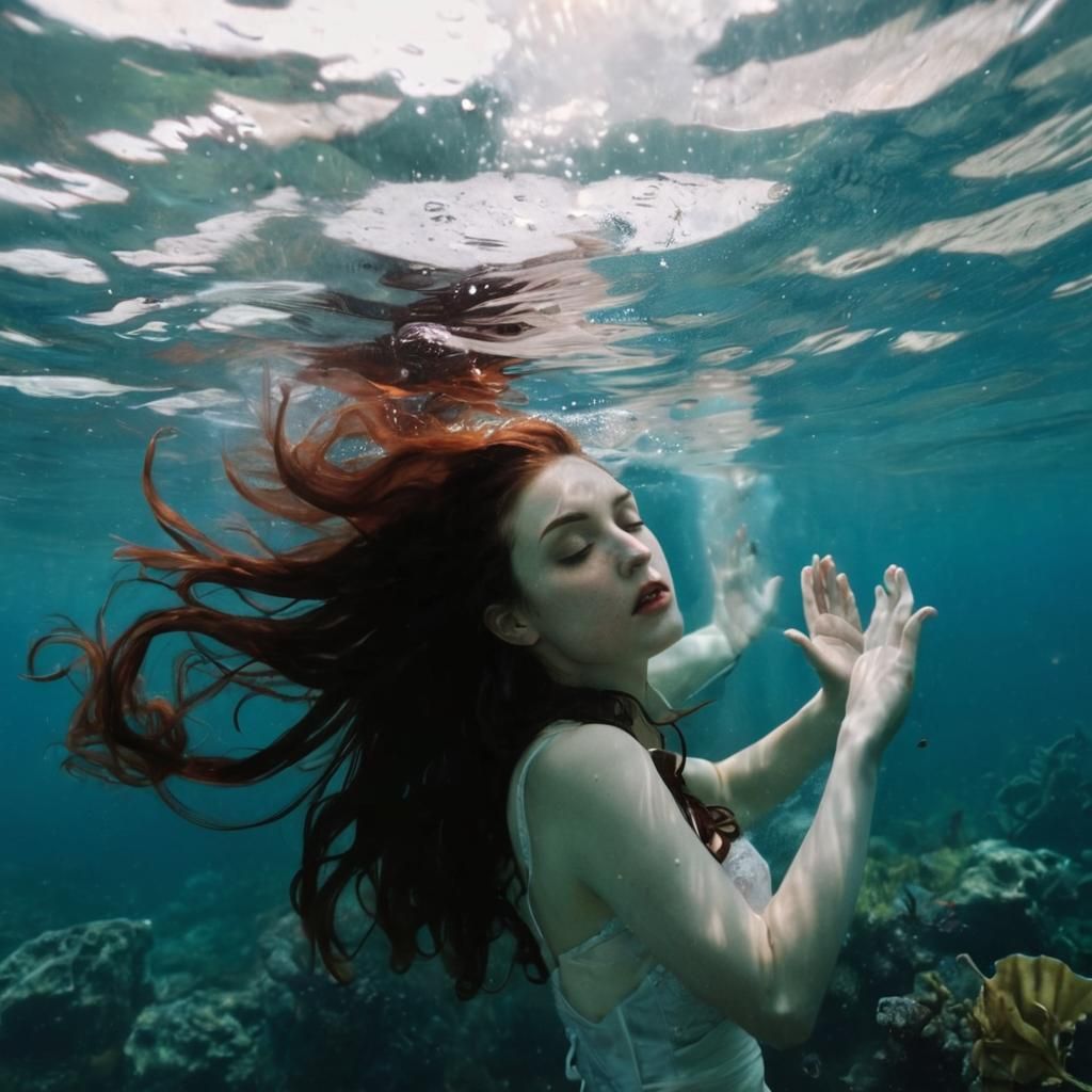 Underwater Wedding in Alyssa Monks Style