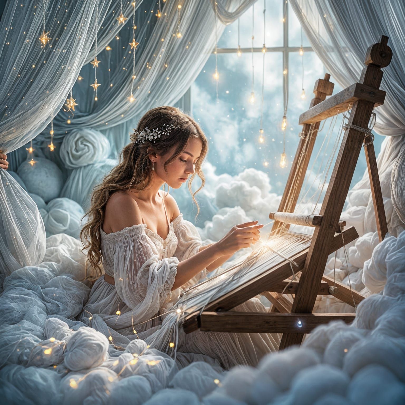 Dream Weaver Mending Fractured Dreams in Ethereal Workshop